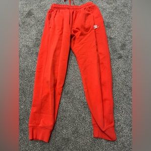 red men’s nike joggers